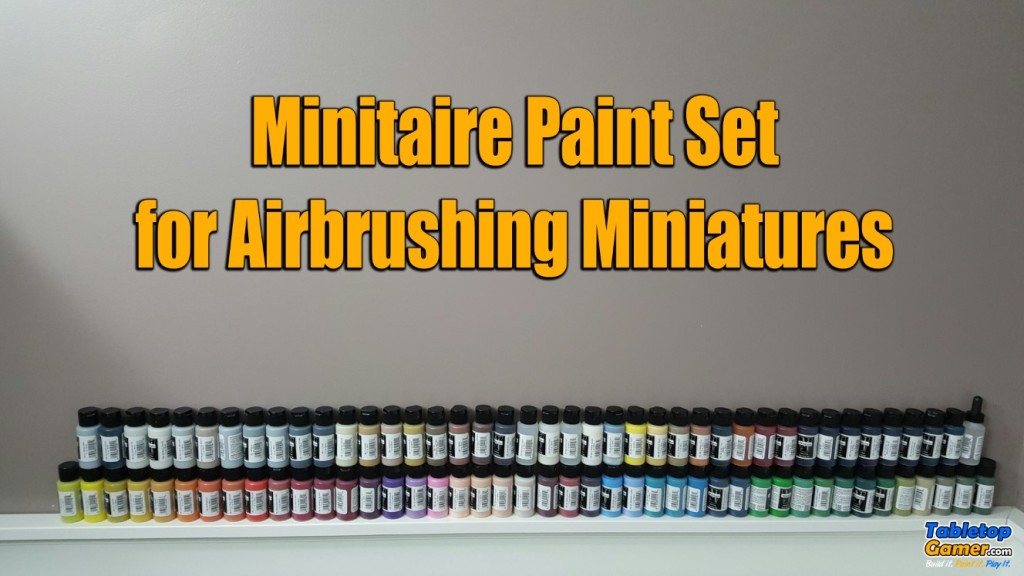 Minitaire Paint Set for Airbrushing Miniatures