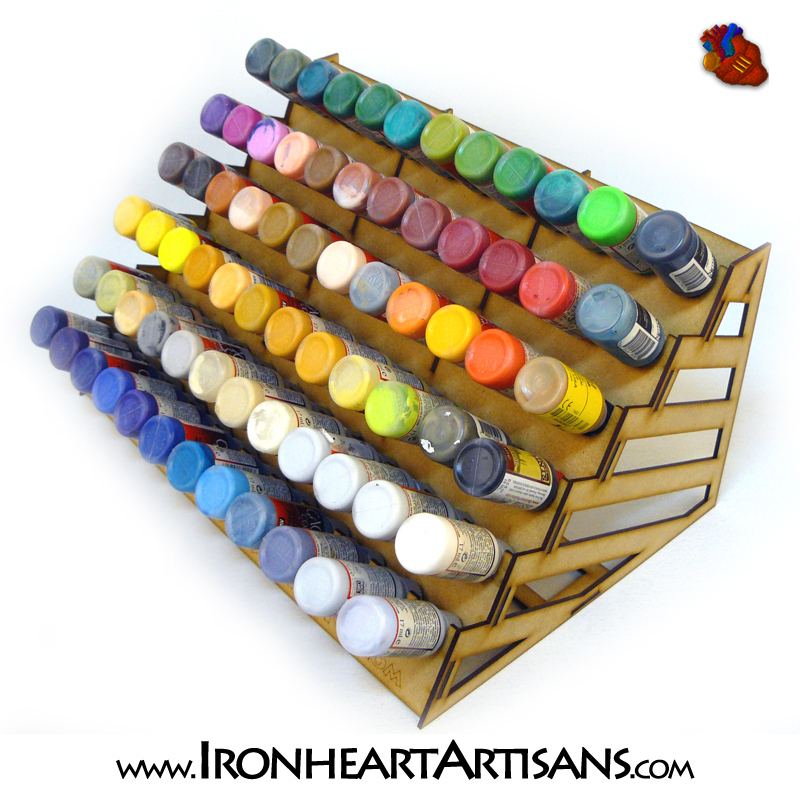 The Best Acrylic Paint Rack for Miniature Paints (Cheap)