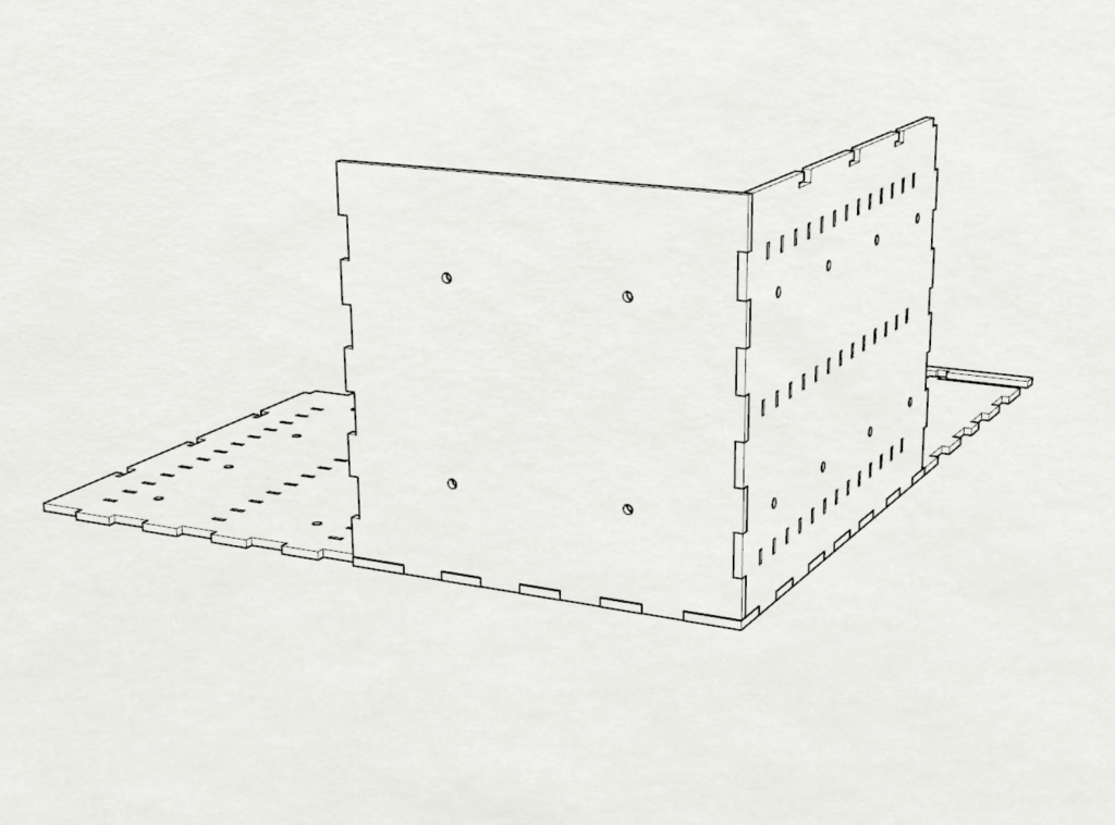 TTG Modular Miniature Storage Cabinet 